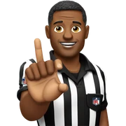 NFL Referee with a chiefs Super Bowl ring on sticker