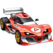 Radio Controlled Toyota 86 shaped like a Formula One race car with exposed wheels  sticker