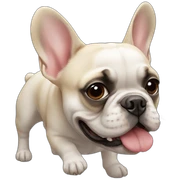 French bulldog sticker