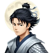 Moonlit Samurai sticker