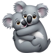 Koala hug sticker