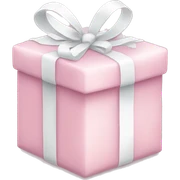 Light pink Christmas gifts under a white Christmas tree  sticker