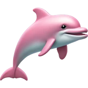 Pastel-pink-colors-dolphin sticker