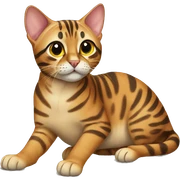 Bengal cat sticker