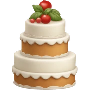 Italian wedding cake sticker