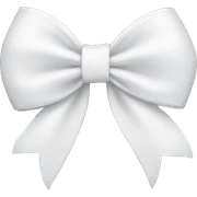 white bow sticker