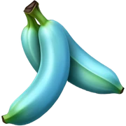 Blue java banana sticker