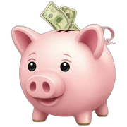 piggy bank sticker