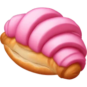 Pink croissant  sticker