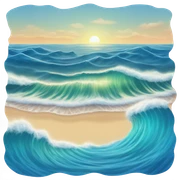 Ocean sticker