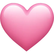 Pink heart  sticker