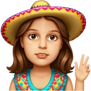 Fiestero with Sombrero sticker