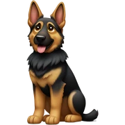 German shepherd  sticker