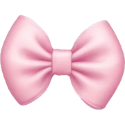 Baby pink bow sticker