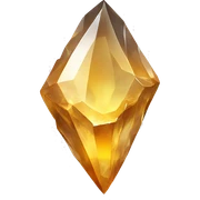 Charged shard of Citrine Crystal sticker