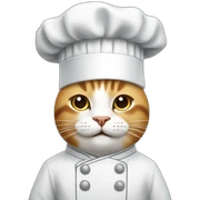 cat chef sticker