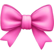 Pink bow sticker