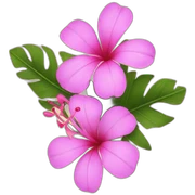 Hawaii flower sticker