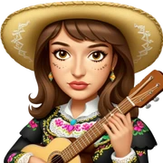 Mariachi Guitarist sticker