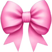 pink bow sticker