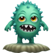Monster in the sea sticker