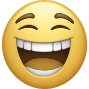 Laughing emoji sticker