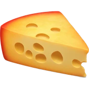 Red cheese  sticker