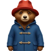 Paddington bear sticker