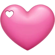 pink heart sticker