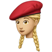 beret sticker