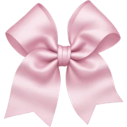 light pink bow sticker
