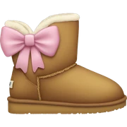 uggs with bow sticker