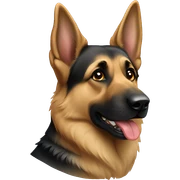 German Shepard sticker