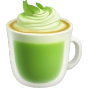 Matcha latte sticker