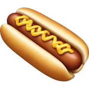 Hotdog sticker