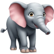 Elefant-Schwein sticker