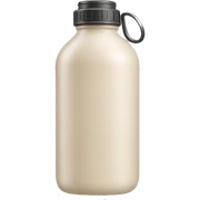 light beige water bottle  sticker