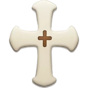 Heart with a cross sticker