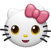 hello kitty heart sticker