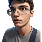 realistic portrait of a boy sticker
