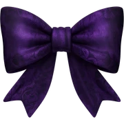 Whimsical Gothic isolated 3d rendering fabric bow, transparent background. Must be extremely detailed, a whimigoth color scheme and print, appear as though its real fabric, 8k hd, 600 dpi (seed:::754699128) sticker