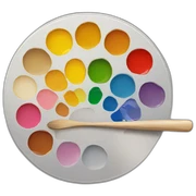 painting palette sticker