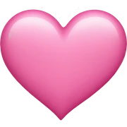 Pink heart sticker