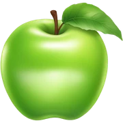 green apple sticker