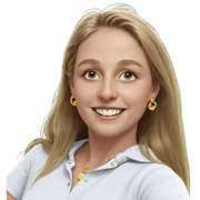 smiling girl outdoors with jewelry sticker