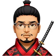 Daring Samurai sticker