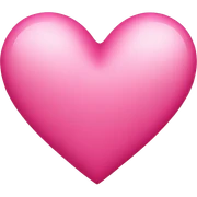 Pink heart  sticker