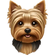 Yorkie dog sticker