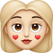 cœur dans les yeux  sticker