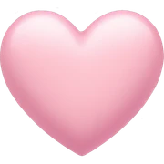 pastel pink heart sticker